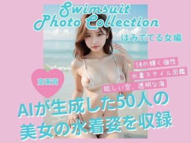 意外な展開が心を揺さぶる！AI生成水着写真集（はみでてる女編）