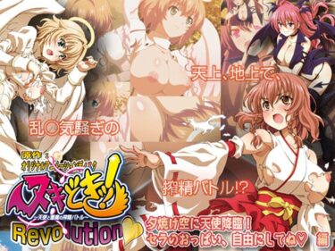 新しい映像美が作り出す感動！ヌキどきッ！Revolution◆ ～天使と悪魔の搾精バトル～ 夕焼け空に天使降臨！ セラのおっぱい、自由にしてね◆ 編