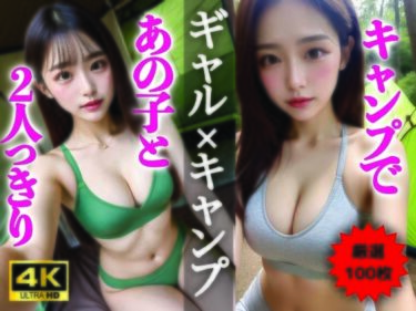 圧巻の美が生み出す深い感動！【AIグラビア写真集】ギャル×キャンプ100選 ＃71