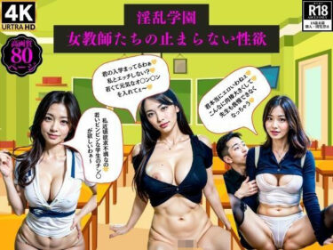 美しさが紡ぐ新たな物語！淫乱学園女教師の止まらない性欲