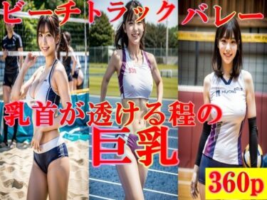 驚愕の結末が待ち受ける！巨乳！ 陸上！ ビーチ！ バレー女子！ 360p！！