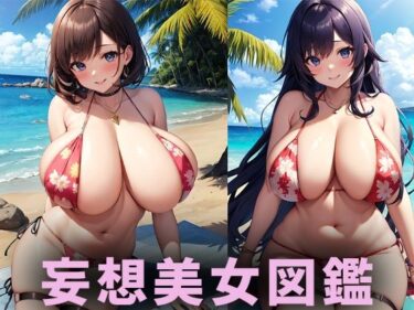 魅力的なキャラクターが登場する！爆乳水着美女【妄想イラスト美女図鑑vol.113】