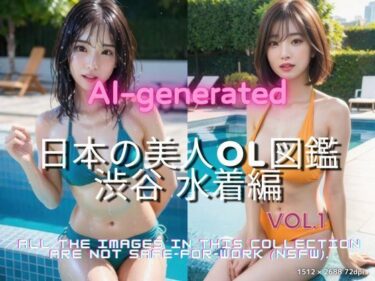 驚きの結末があなたの感情を揺さぶる！AI生成 日本の美人OL図鑑 Vol.1 渋谷編-水着特集