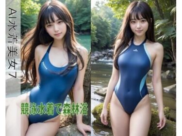 あなたの心を揺さぶる衝撃的な結末！AI水着美女7〜競泳水着で森林浴〜