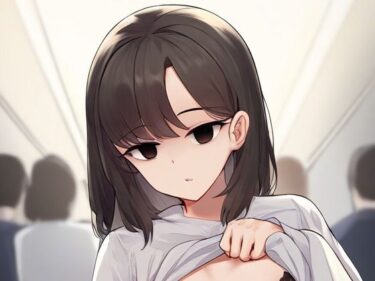 あなたを魅了する不気味な世界！黒タイツの女の子が催●にかかってスカートをたくし上げている画像