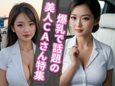 思わず引き込まれる衝撃的なクライマックス！爆乳で話題の美人CAさん特集