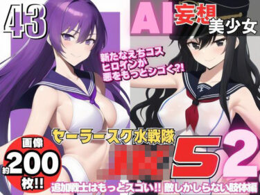 心が震える瞬間が次々と訪れる！AI妄想美少女シリーズ-43 【セーラースク水戦隊JK5】2人の追加ヒロインズ！えっちに鍛えた肢体編