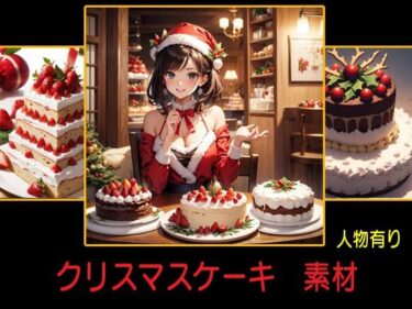 無限の美しさに包まれる瞬間！クリスマスケーキ 素材