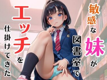 あなたの感覚を呼び覚ます美の旋律！敏感な妹が図書室でエッチを仕掛けてきた