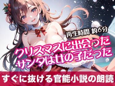 逃せない感動の極み！クリスマスに出会ったサンタは女の子だった【すぐに抜ける官能小説の朗読】