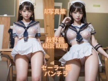 穏やかな風のように包まれる美しさ！AI写真集 秋野楓 Kaede Akino セーラー服パンチラ