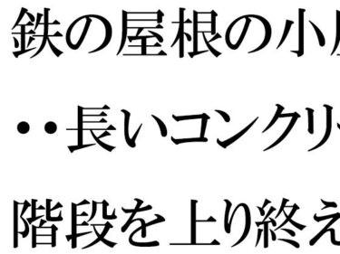 あなたの感情に触れる映像詩！鉄の屋根の小屋・・・長いコンクリート階段を上り終えたあと現実の街へ