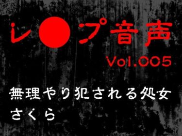 無限の可能性を感じさせる美しい世界！【レ◯プ音声】vol.004 無理やり犯●れる処女 さくら