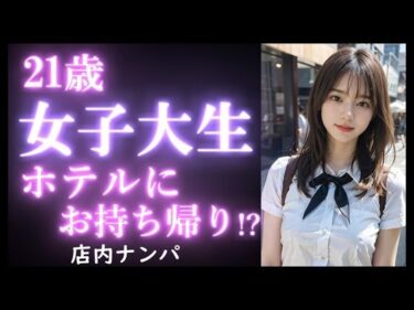 美しさが広がる無限の音色の中で！【実録】21歳 女子大生をお持ち帰り｜食事デートからお持ち帰りまでのヤバい瞬間。【店内ナンパ】