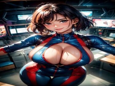 美の神秘が広がる映像世界！爆乳AIえっちなボディスーツ1