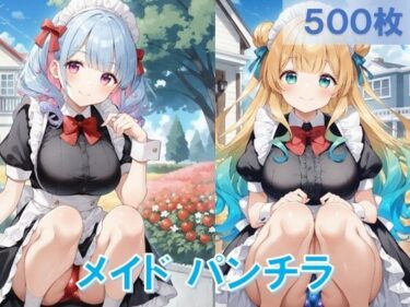 美しさが生み出す幻想的な瞬間！メイドのしゃがみパンチラ