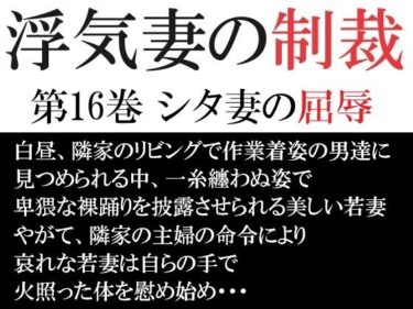 あなたの心に響く美しい音色！浮気妻の制裁 第16巻 シタ妻の屈辱