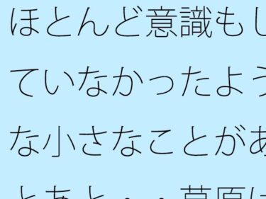 あなたを包み込む美しさの光の力！ほとんど意識もしていなかったような小さなことがあとあと・・草原は甘かっただけと回想