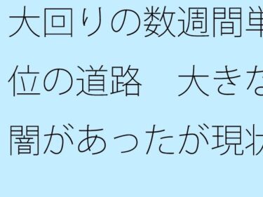 永遠に輝く美の映像記録！大回りの数週間単位の道路  大きな闇があったが現状認識でそれはなんでもなく