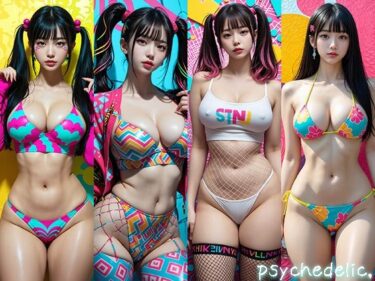 深い闇の中で輝く無限の美！psychedelic，