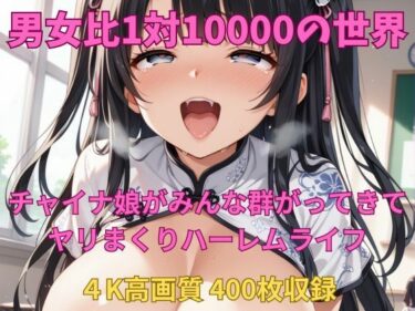 目を閉じて感じる心地よい美しい調和！男女比1対10000の世界 チャイナ娘達とセックスし放題でちんぽが乾く暇もないヤリ放題ハーレムライフ！！