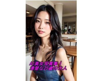 美しさが描く無限の空間！AI美女写真集┃清楚な25歳の大人