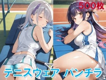 美しさがあなたの心を彩る！テニスウェアで寝そべりパンチラ