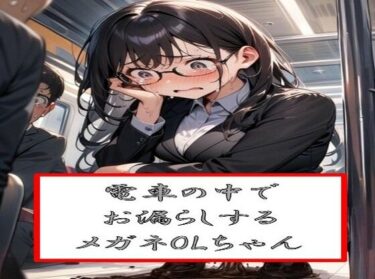 美しさが映し出す夢のような風景！電車の中でお漏らしするメガネOLちゃん