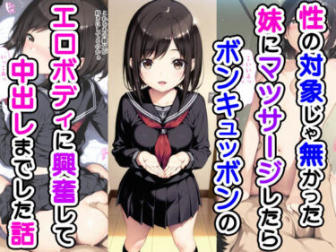 美しさが織り成す幻想的な世界の力！性の対象じゃなかった妹にマッサージしたらボンキュッボンのエロボディに興奮して中出しまでした話