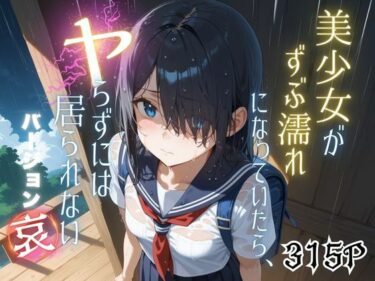 あなたの感覚を揺さぶる美しさの調和！美少女がずぶ濡れになっていたら、ヤらずにはいられない バージョン【哀】