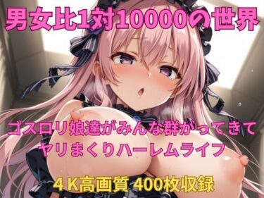 心に深く残る美しさの記憶！男女比1対10000の世界 ゴスロリ娘達とセックスし放題でちんぽが乾く暇もないヤリ放題ハーレムライフ！！