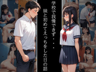 美しさが広がる心の中の無限の可能性！学校で我慢できず・・・妹と初めてえっちをした日の話