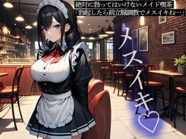 美の限界を突破する一作！絶対に勃ってはいけないメイド喫茶「勃起したら前立腺調教でメスイキね…」