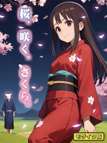 全てをかけた究極の物語！桜、咲く、さくら。 モザイク版