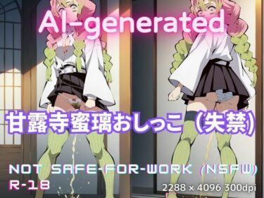 あなたを包み込む幻想的な音の波動！「甘〇寺蜜璃おしっこイラスト-R18版」100枚セット