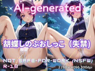 あなたを引き寄せる美しい力！鬼〇の刃「胡〇しのぶおしっこイラスト-R18版」100枚セット