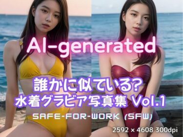 美しさが描く深い感動の物語！【AI実写】誰かに似ている？ 【実写風AI水着グラビア】Vol.1