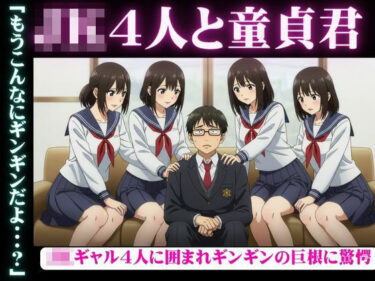 あなたの心に響く美しいメロディ！陰キャの俺がJKギャル4人から囲まれてギンギンのチンチンを弄ばれてしまった・・・