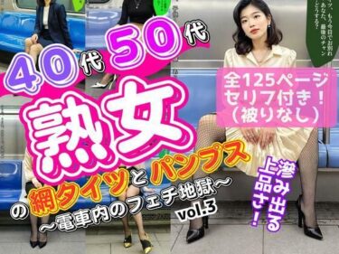 美しさが織り成す深い感動！40代50代熟女の網タイツとパンプス〜電車内のフェチ地獄〜 vol.3