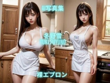 あなたの心を包み込む美しさの波動！AI写真集 冬野雪 Yuki Fuyuno 裸エプロン