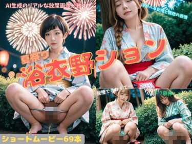 歩みを進める力強い美しさの波！夏祭り 浴衣野ション