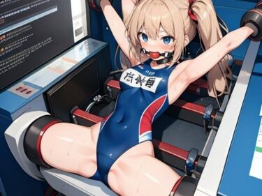 心の奥深くに響く美しい光！機械拘束な競泳水着風美少女さん