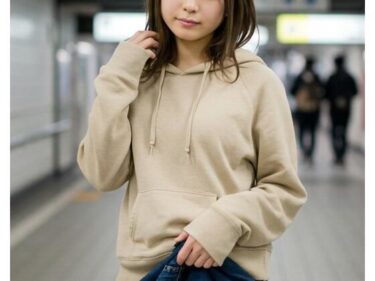 美しさが語りかける無言のメッセージ！彼女が魅せる視線、その先は… 〜20代お洒落女子の『秘密の捲り』コレクション（生成プロンプト同梱）〜