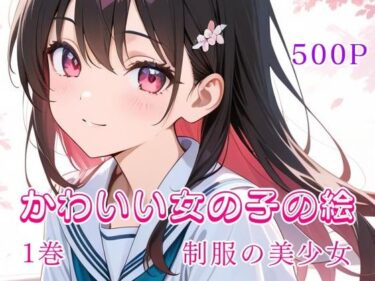 あなたの心を包み込む美しさの波動！かわいい女の子の絵  1巻  制服の美少女
