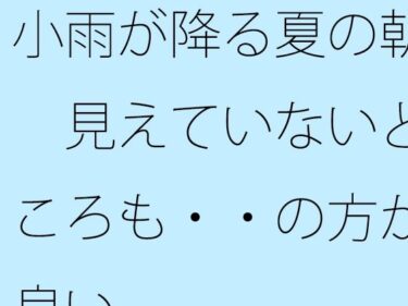あなたを魅了する至高の時間！小雨が降る夏の朝  見えていないところも・・の方が良い