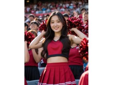 あなたの感覚を揺さぶる美しい時間の力！勝利が絶対！チアガール