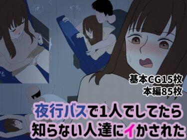あなたの心を解き放つ美の輝き！夜行バスで1人でしてたら知らない人達にイかされた